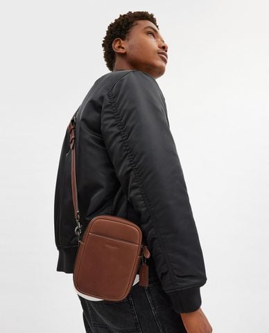  COACH - Túi đeo chéo nam phom chữ nhật Hitch 