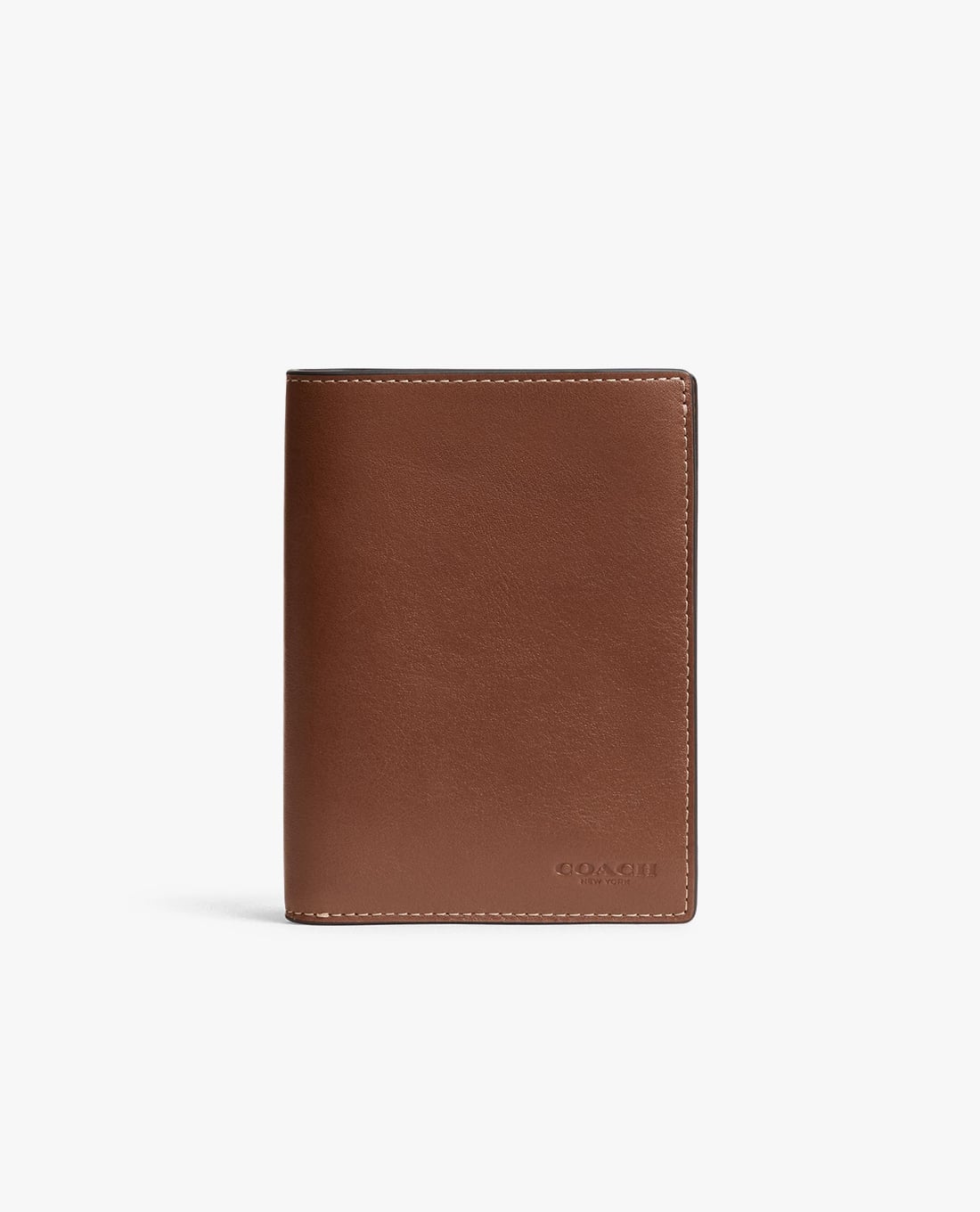 COACH - Ví đựng passport nam chữ nhật phối logo