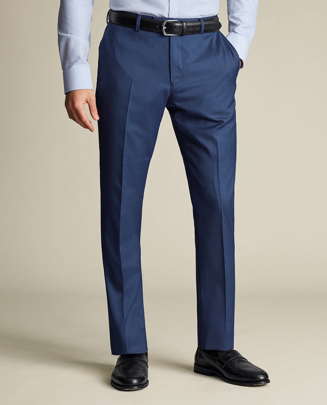 CHARLES TYRWHITT - Quần âu nam Ultimate Performance Sharkskin