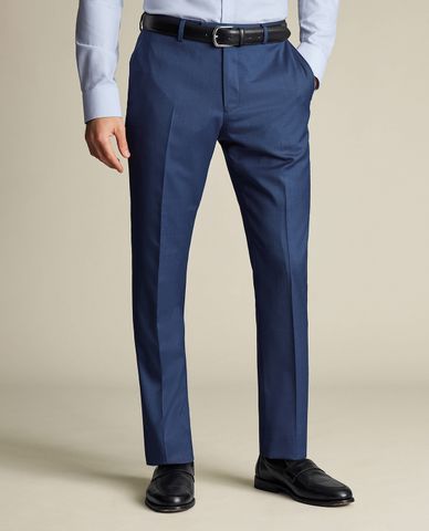  CHARLES TYRWHITT - Quần âu nam Ultimate Performance Sharkskin 