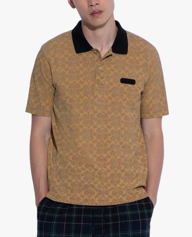  COACH - Áo thun polo nam Essential 