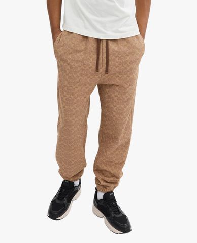  COACH - Quần jogger nam lưng thun dây rút phối monogram Essential 