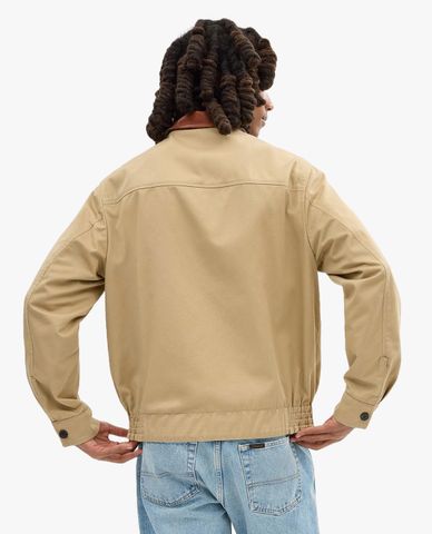  COACH - Áo khoác bomber cổ bẻ tay dài Heritage 