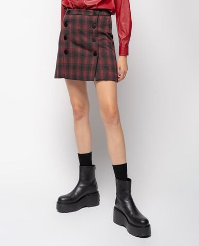  PINKO - Chân váy mini phối nút thời trang Buriasco 