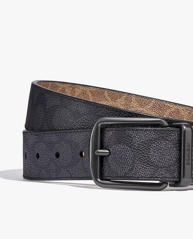  COACH - Thắt lưng nam khóa kim loại Harness Buckle 