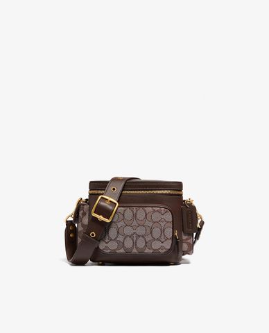  COACH - Túi đeo chéo nam hình hộp chữ nhật 