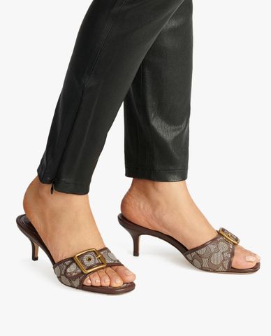  COACH - Giày mules cao gót nữ Margot 