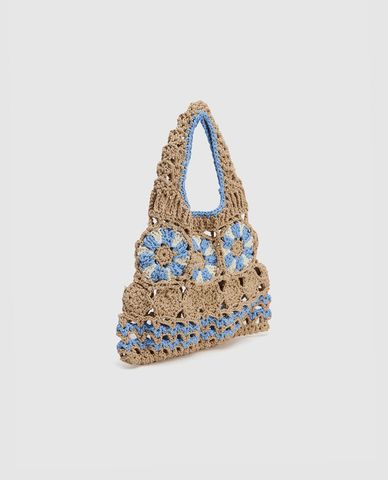  URBAN REVIVO - Túi đeo vai nữ Crochet 