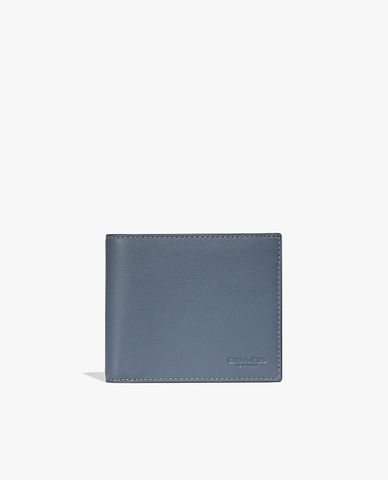  COACH - Ví da nam dạng gập 3 In 1 In Colorblock 