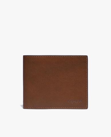  COACH - Ví nam dáng ngắn dạng gập 3 In 1 Sport calf 