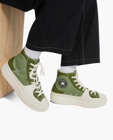  CONVERSE - Giày sneakers unisex cổ cao Chuck Taylor All Star Construct 