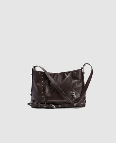  URBAN REVIVO - Túi đeo vai nữ phom vuông hiện đại 