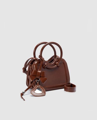  URBAN REVIVO - Túi xách nữ phom chữ nhật quai tròn 