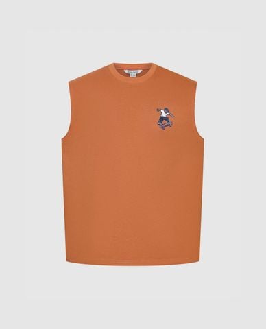  URBAN REVIVO - Áo sát nách nam cổ tròn 