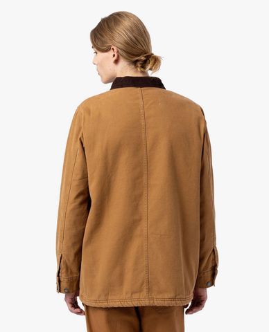  DICKIES - Áo khoác sơ mi nam tay dài phối logo nổi bật 