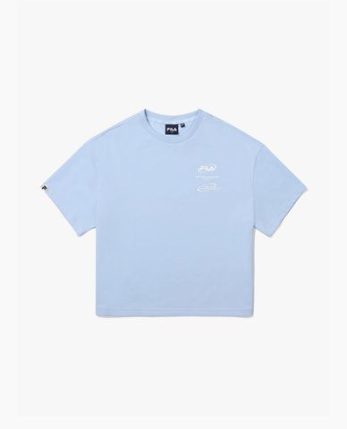  FILA - Áo thun trẻ em cổ tròn tay ngắn Colorful 