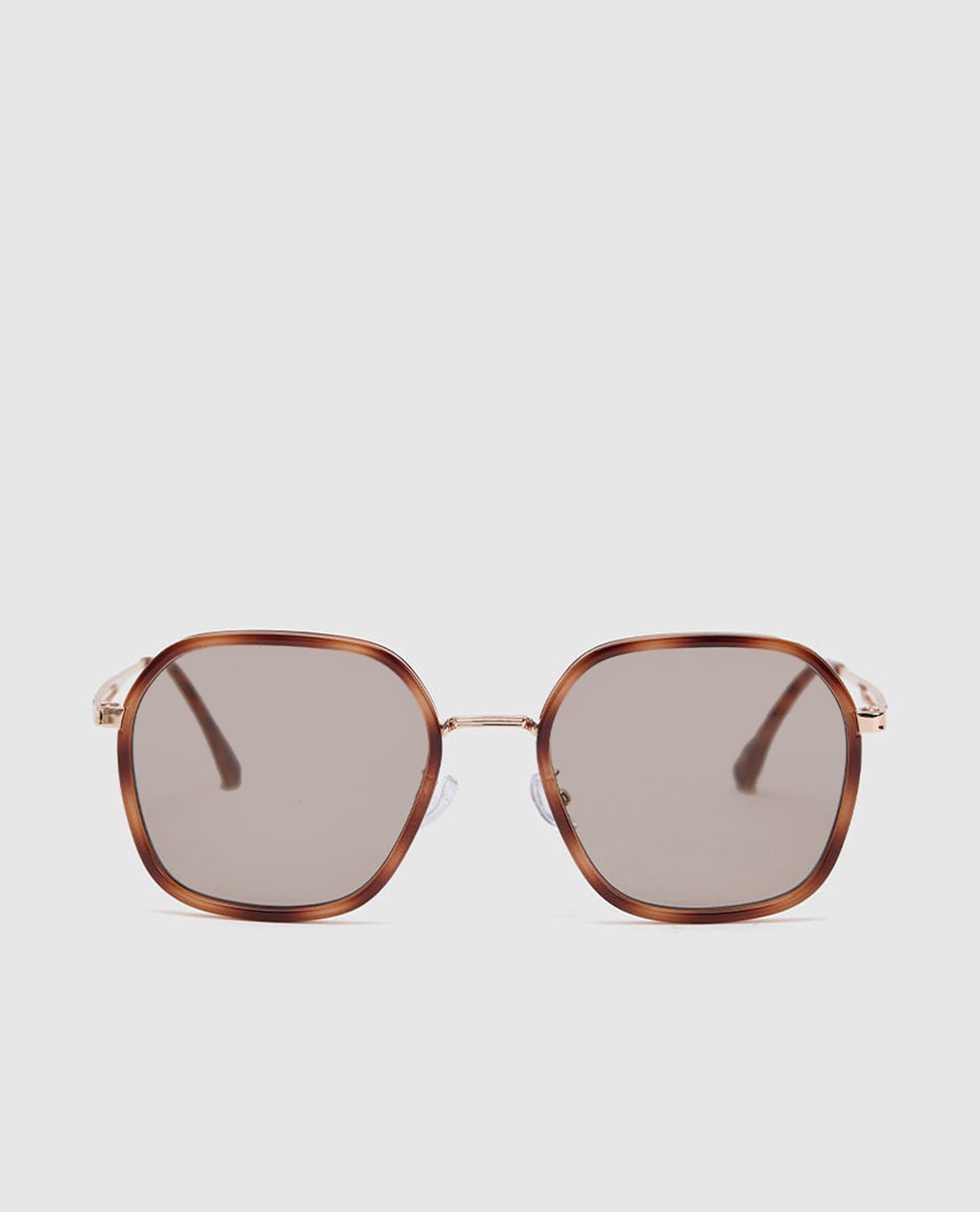 URBAN REVIVO - Kính mát nữ gọng đa giác Polarizing