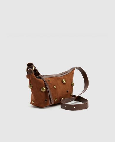  URBAN REVIVO - Túi đeo chéo nữ hình thang 