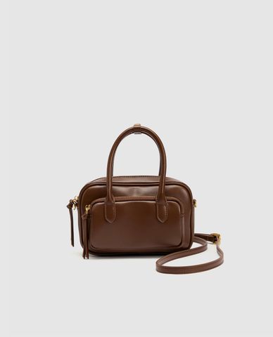  URBAN REVIVO - Túi đeo vai nữ phom chữ nhật Vegan Leather Boston 