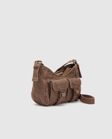  URBAN REVIVO - Túi đeo vai nữ hình thang 