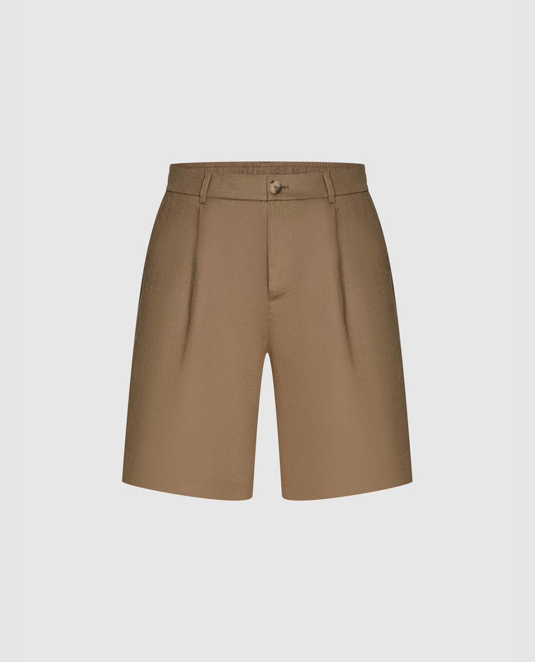 URBAN REVIVO - Quần short nam ngang gối lưng thun