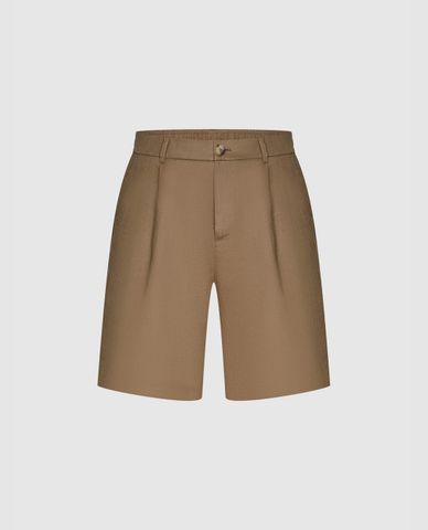  URBAN REVIVO - Quần short nam ngang gối lưng thun 