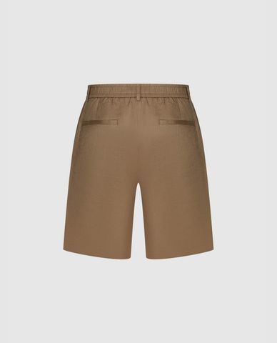  URBAN REVIVO - Quần short nam ngang gối lưng thun 