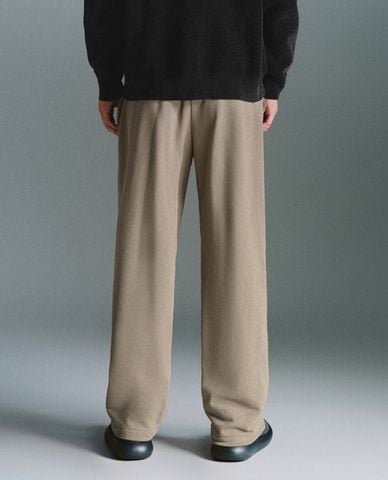  URBAN REVIVO - Quần nam ống rộng lưng thun rút dây Straight 