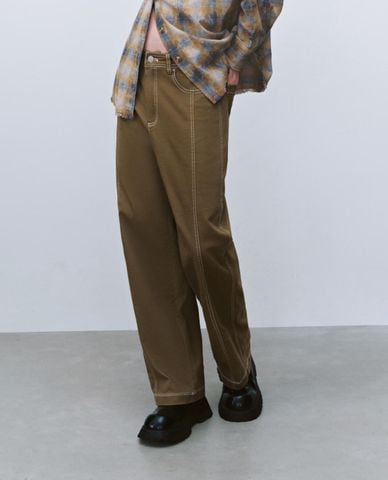  URBAN REVIVO - Quần nữ ống đứng thời trang 