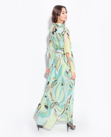  PINKO - Đầm sơ mi cổ bẻ tay dài Narcisa 