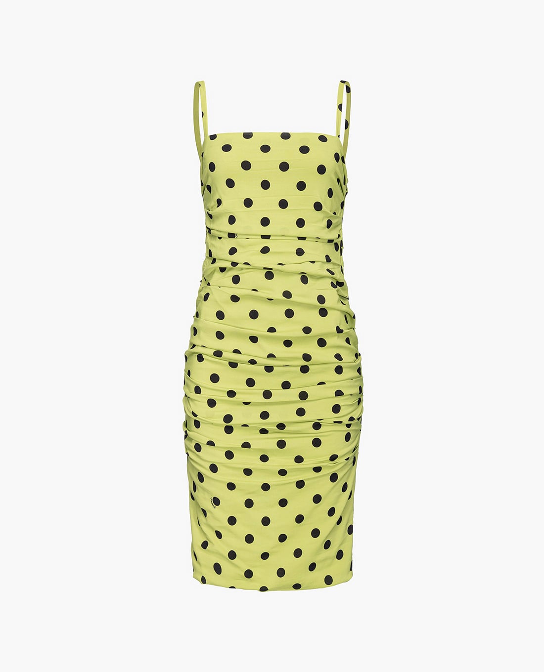 PINKO - Đầm hai dây mini chấm bi Canale