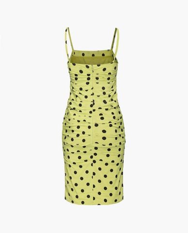  PINKO - Đầm hai dây mini chấm bi Canale 