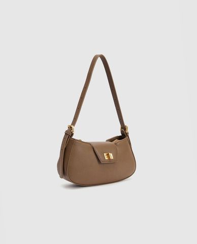  URBAN REVIVO - Túi đeo vai nữ phom hình thang hiện đại 