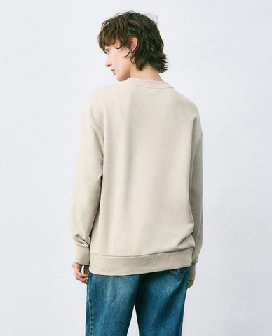  URBAN REVIVO - Áo sweatshirt nữ cổ tròn tay dài Loose 