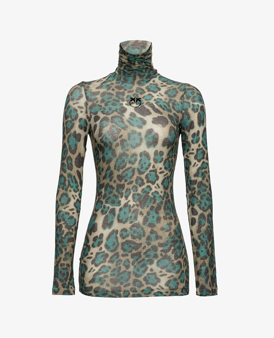 PINKO - Áo dệt kim nữ phom ôm cổ cao Abdaly 4