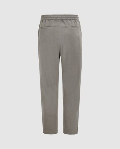  URBAN REVIVO - Quần nam ống đứng lưng thun Carrot Fit 