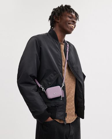  COACH - Túi đeo chéo nam hình hộp chữ nhật Pouch 