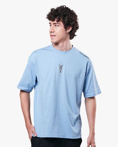  SKECHERS - Áo thun unisex ngắn tay phom suông Pokémon 