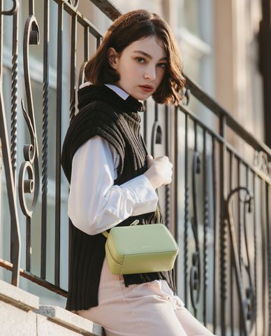  Marhen.J - Túi đeo vai nữ hình thang Mellow 