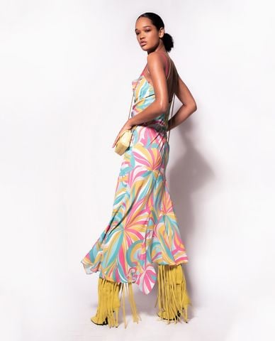  PINKO - Đầm hai dây midi Miramar 