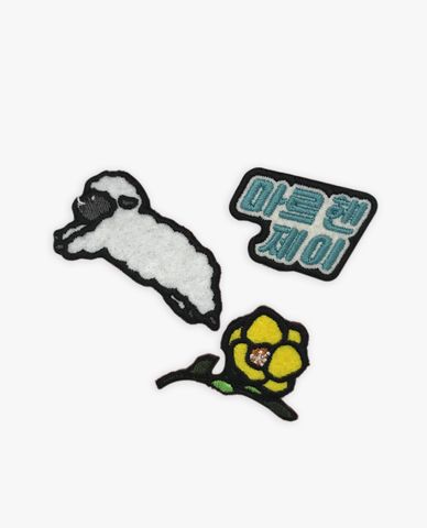  Marhen.J - Set huy hiệu cài túi xách Wappen Animal 