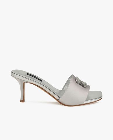  NINE WEST - Giày mules cao gót nữ quai ngang hở mũi Donly 