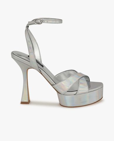  NINE WEST - Giày sandals cao gót nữ quai chéo Jessie 