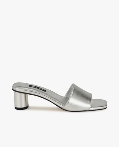  NINE WEST - Giày mules cao gót nữ đế vuông Paire 