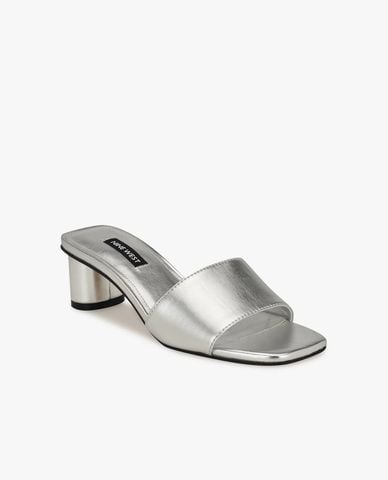  NINE WEST - Giày mules cao gót nữ đế vuông Paire 