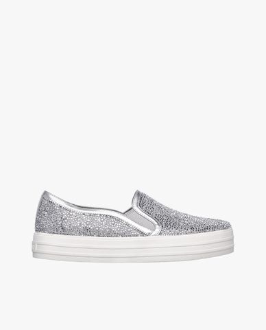  SKECHERS - Giày slip on nữ Double Up Glitzy 