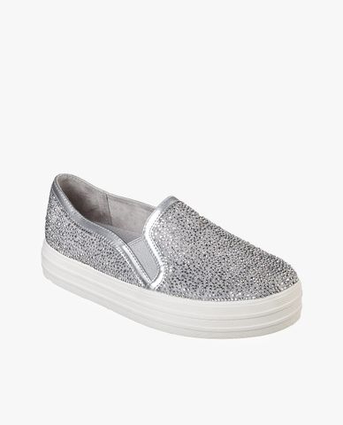  SKECHERS - Giày slip on nữ Double Up Glitzy 