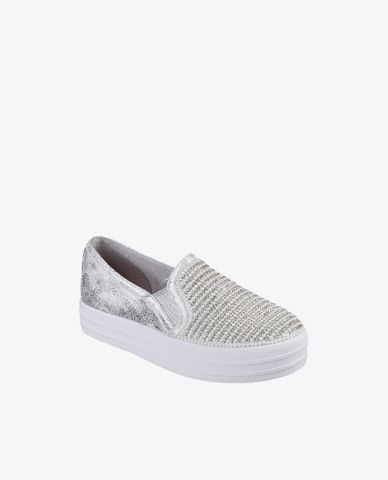  SKECHERS - Giày slip on bé gái Double Up Shiny Dancer 