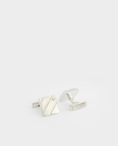  TED BAKER - Khuy măng sét hình vuông Corner Crystal 