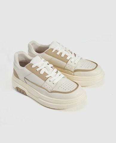  URBAN REVIVO - Giày sneakers nam cổ thấp Round Toe 